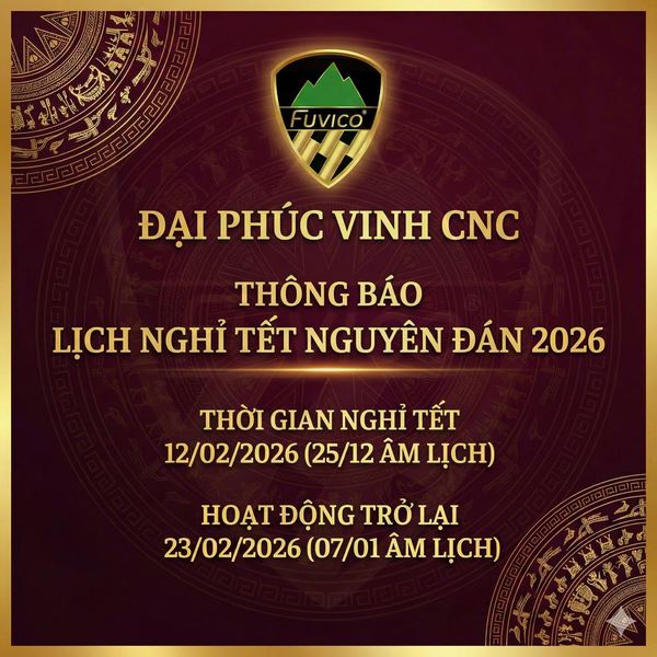 FUVICO - THÔNG BÁO NGHỈ TẾT 2026