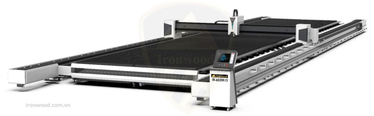 MÁY CẮT LASER FIBER CNC TẮT TẤM KHỔ LỚN 6000X3000MM (3Kw)
