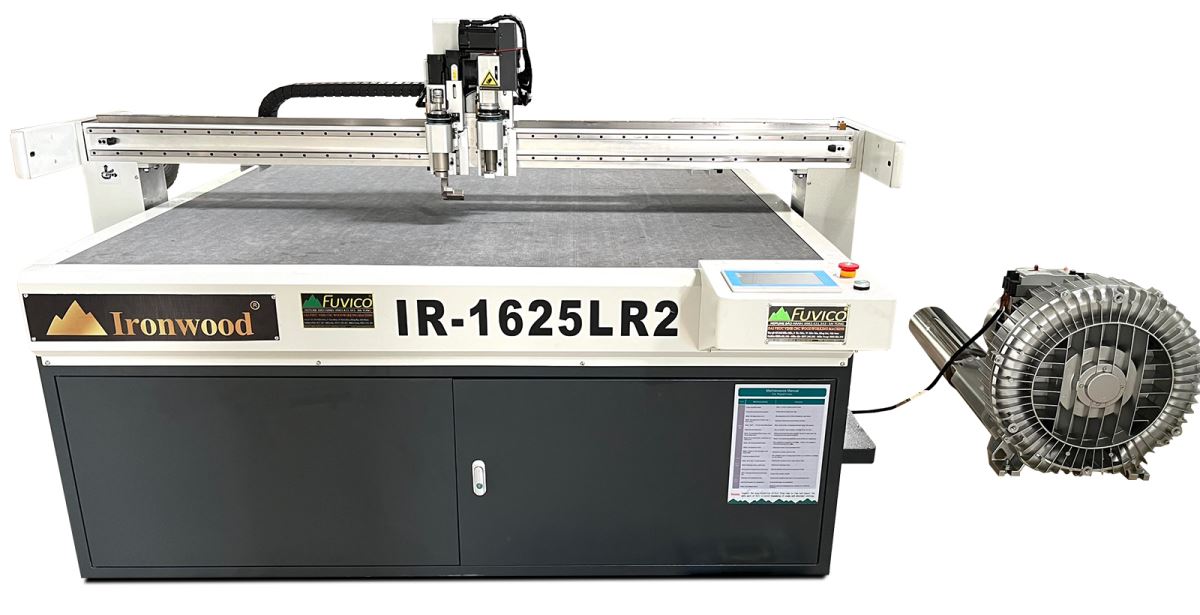 MÁY CẮT DA VẢI CNC 1600X2500MM 2 ĐẦU