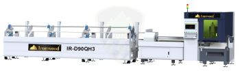 MÁY CNC LASER CẮT ỐNG NẠP PHÔI FULL AUTO CÔNG SUẤT CAO 3000W IR-D90QH3