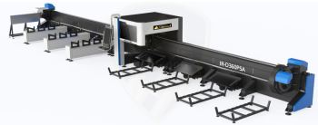 MÁY LASER FIBER CNC CẮT THÉP HÌNH 3D 5 Trục tải nặng Nạp phôi tự động