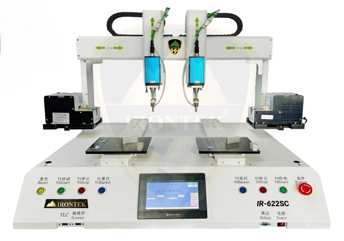 MÁY CẤY VÍT CNC 2 BÀN 2 ĐẦU LÀM VIỆC IR-622SC